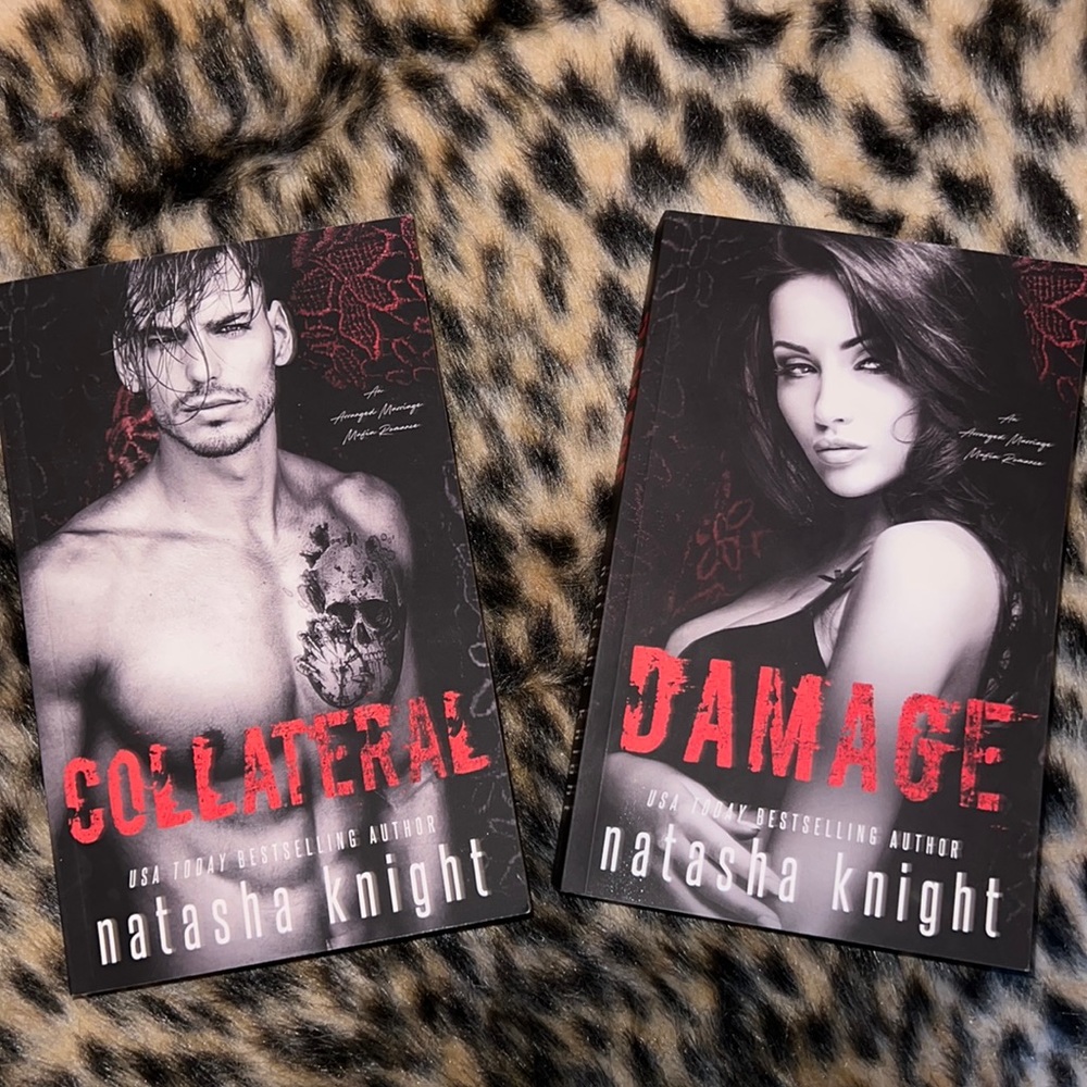 COLLATERAL & DAMAGE BY NATASHA KNIGHT 2 book series.